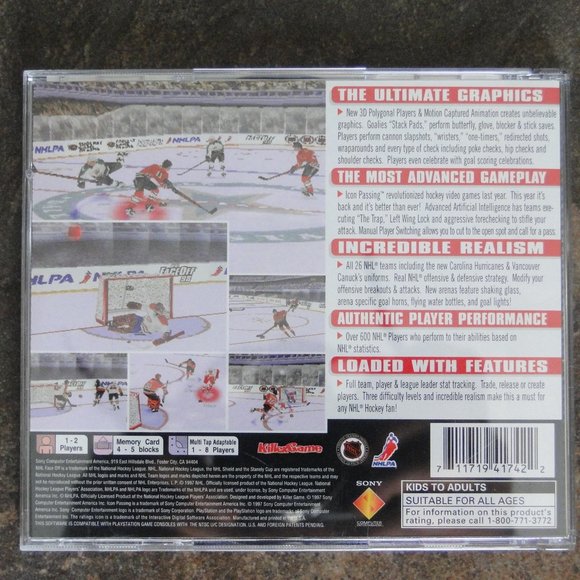 FACEOFF 98 VIDEO GAME - Picture 2 of 2